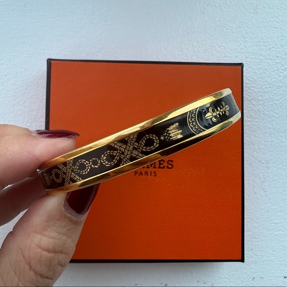 Hermes Enamel Bangle Bracelet - Picture 2 of 4